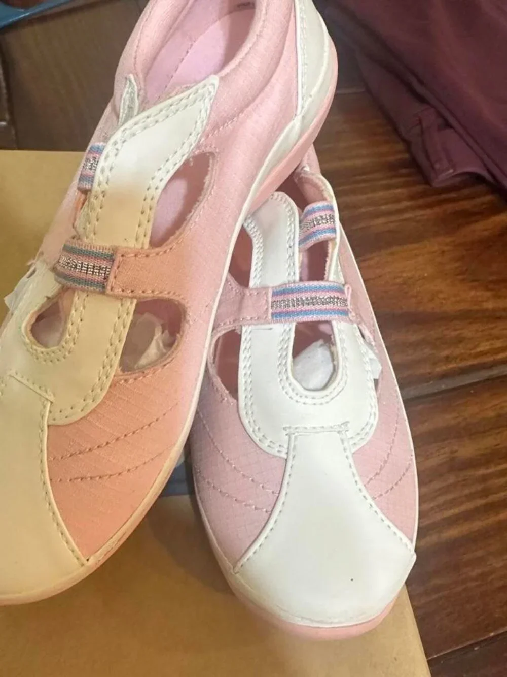 Keds girl’s pink and white Mary Jane shoes Size 13 kids #maryjane #keds